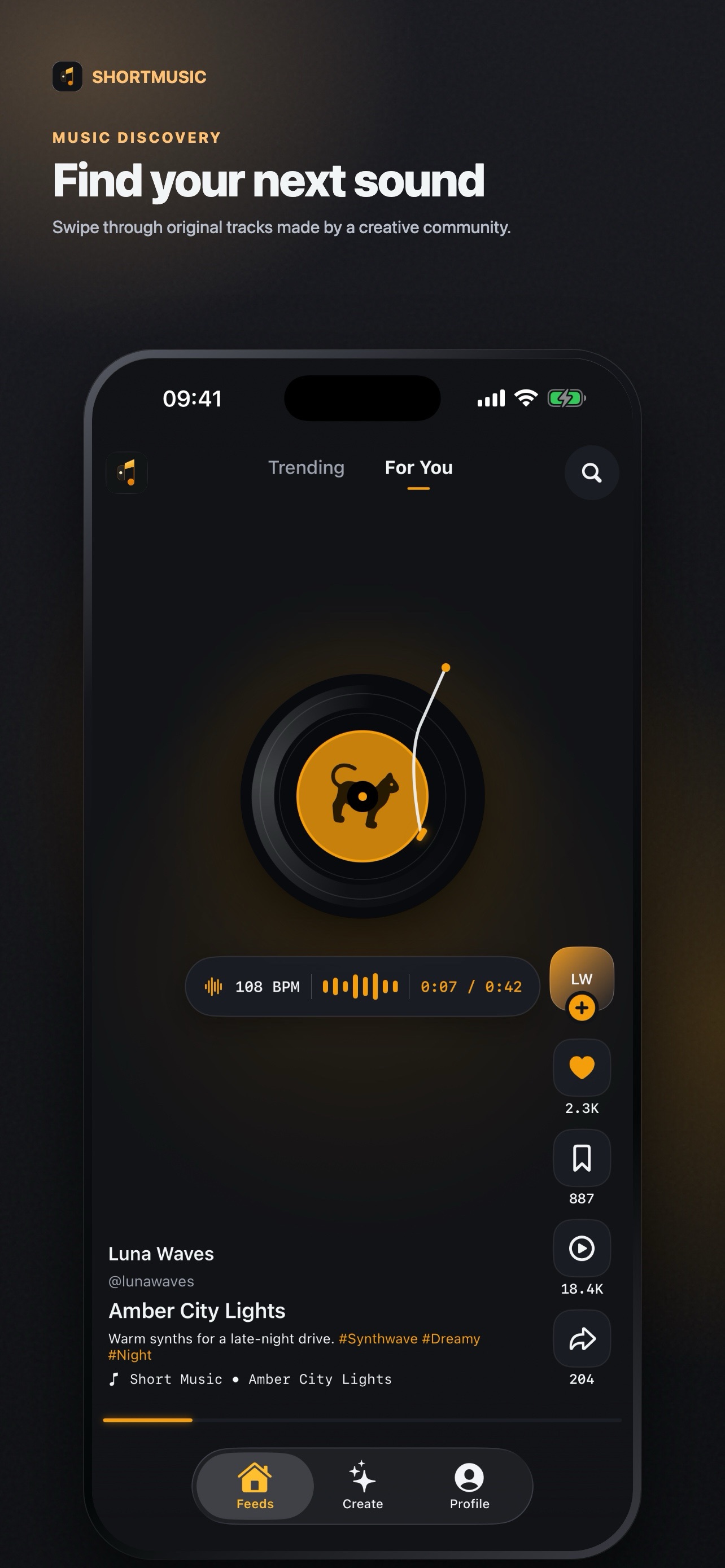Screenshot 1 of ShortMusic: AI Song Maker