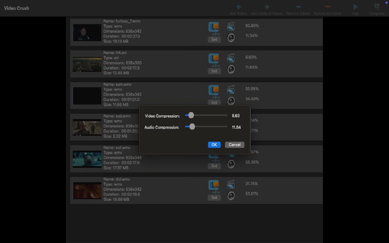 Video Batch Compressor Pro screenshot