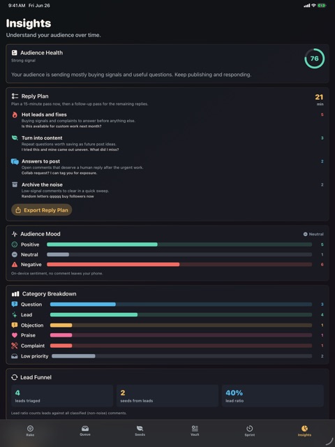 Reply Rake screenshot 6