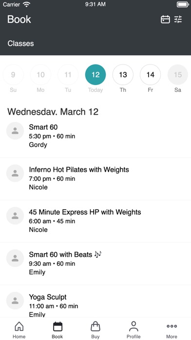 Drip Hot Yoga & Fitness iPhone screenshot 2 - Health & Fitness app