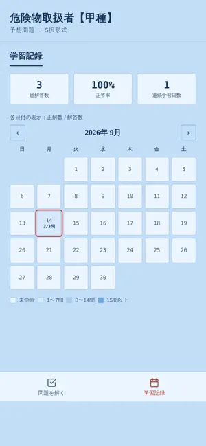 危険物取扱者【甲種】予想問題演習帳 screenshot 1