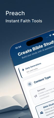 Preach: Sermon Builder iPhone screenshot