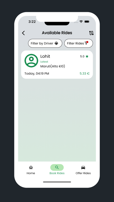DIY Ridesharing Screenshot