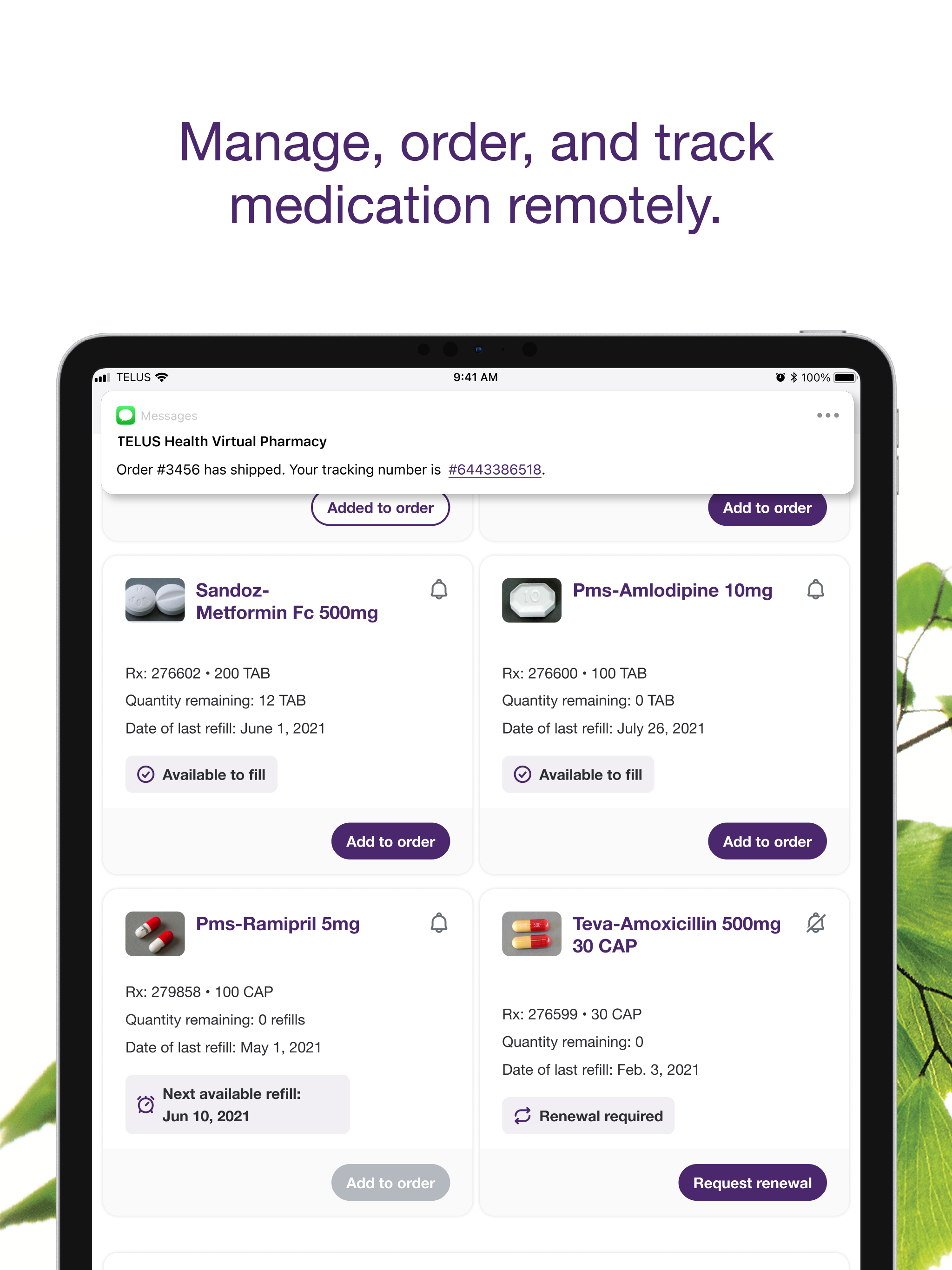 TELUS Health Virtual Pharmacy