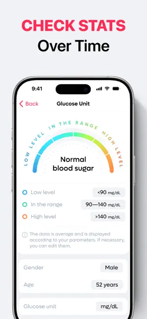 Blood Sugar & Glucose Tracking screenshot 4