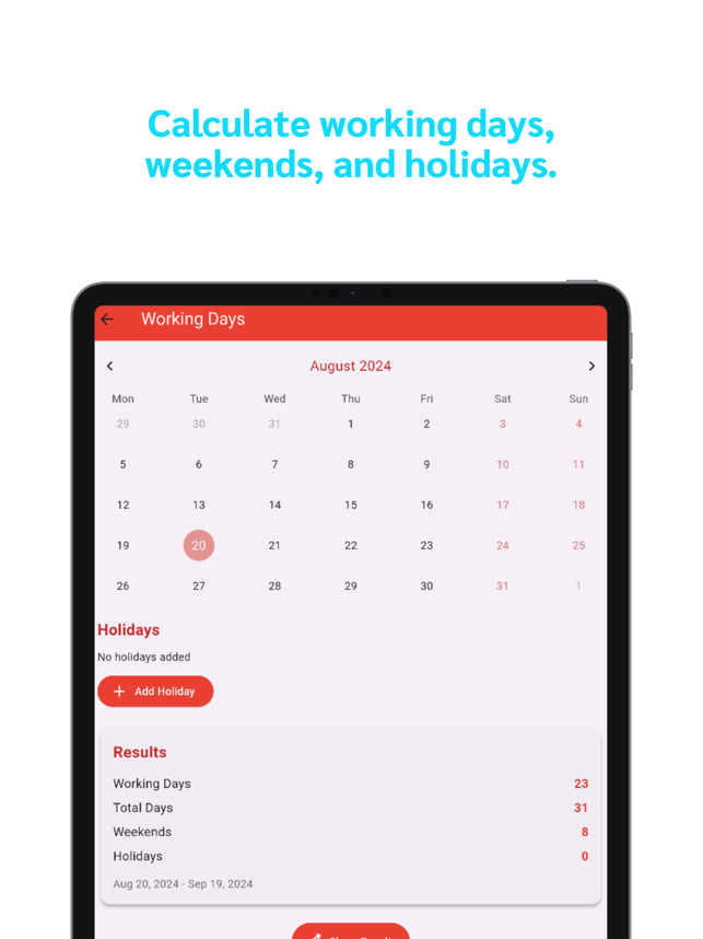 ‎Age & Date Calculator Pro Screenshot