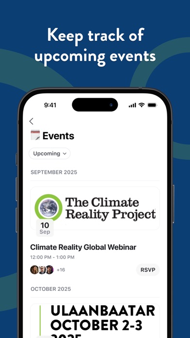 Climate Reality Hub iPhone screenshot 4 - Social Networking app