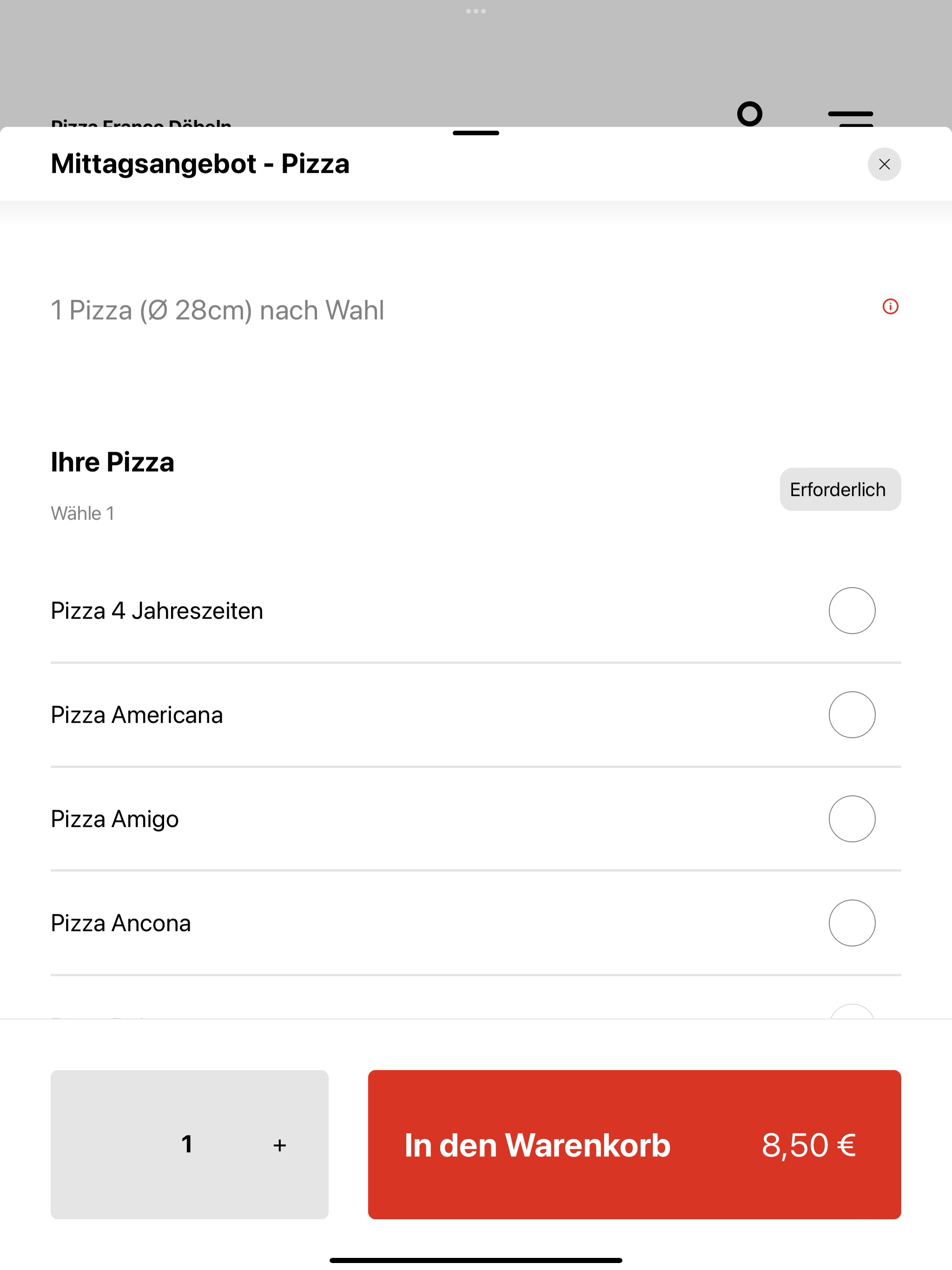 Pizza Franco Dobeln