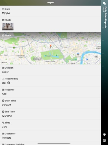 Platio iPad screenshot