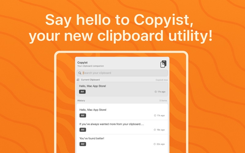 Copyist app screenshot