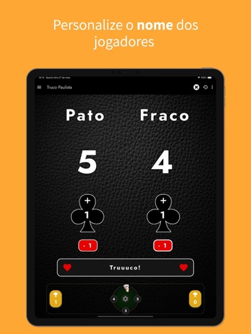 Marcador de Truco digital iPad screenshot 1
