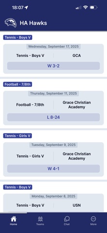 Harding Academy Hawks Screenshot 1 of 3