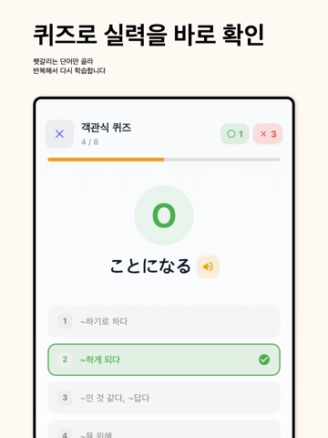 암기왕 – 단어 암기 & 공부 루틴 관리 iPad screenshot