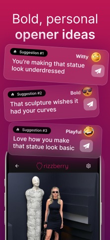 Rizzberry: AI Dating Assistant screenshot