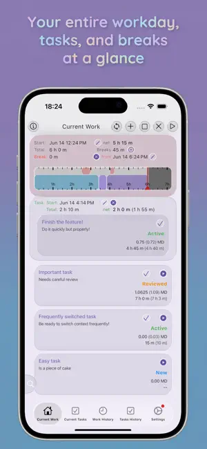 Work Tracker: Hours & ManDays screenshot 1