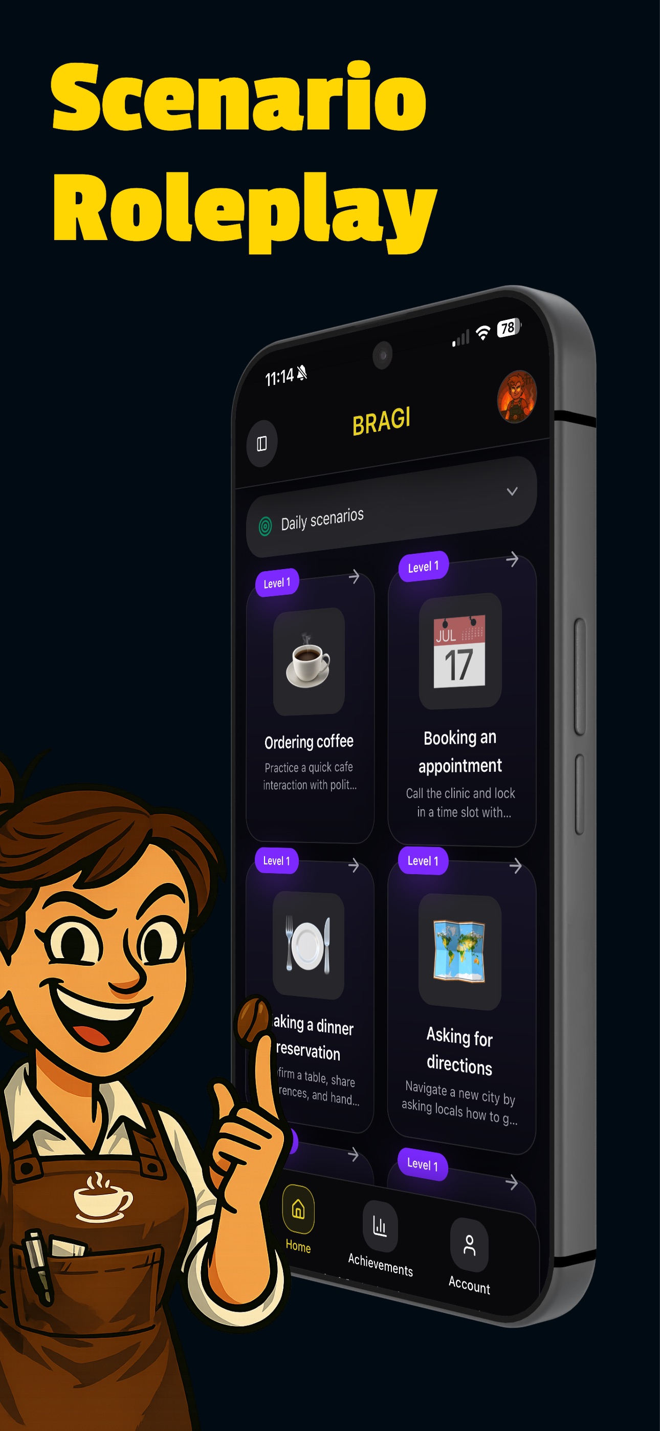 Bragi - Language Learning screenshot 3