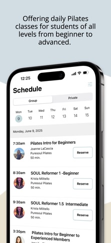 Puresoul Pilates screenshot