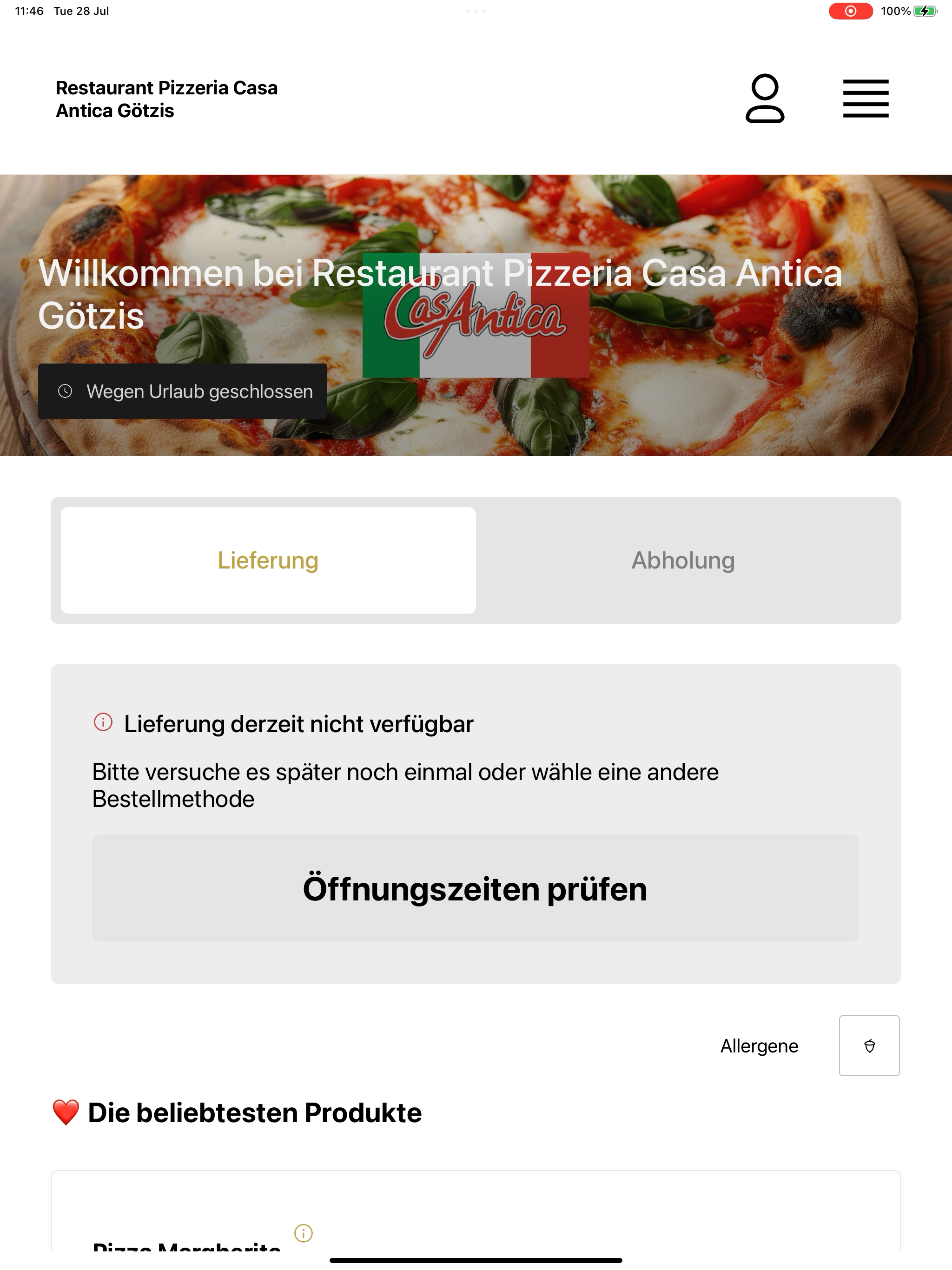 Pizzeria Casa Antica Götzis screenshot 13