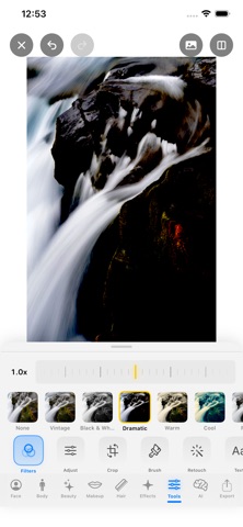 Editly- Photo Editor & Retouch iPhone screenshot