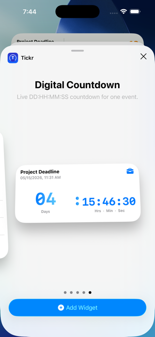 Datick: Event Countdown Screenshot 2 of 7