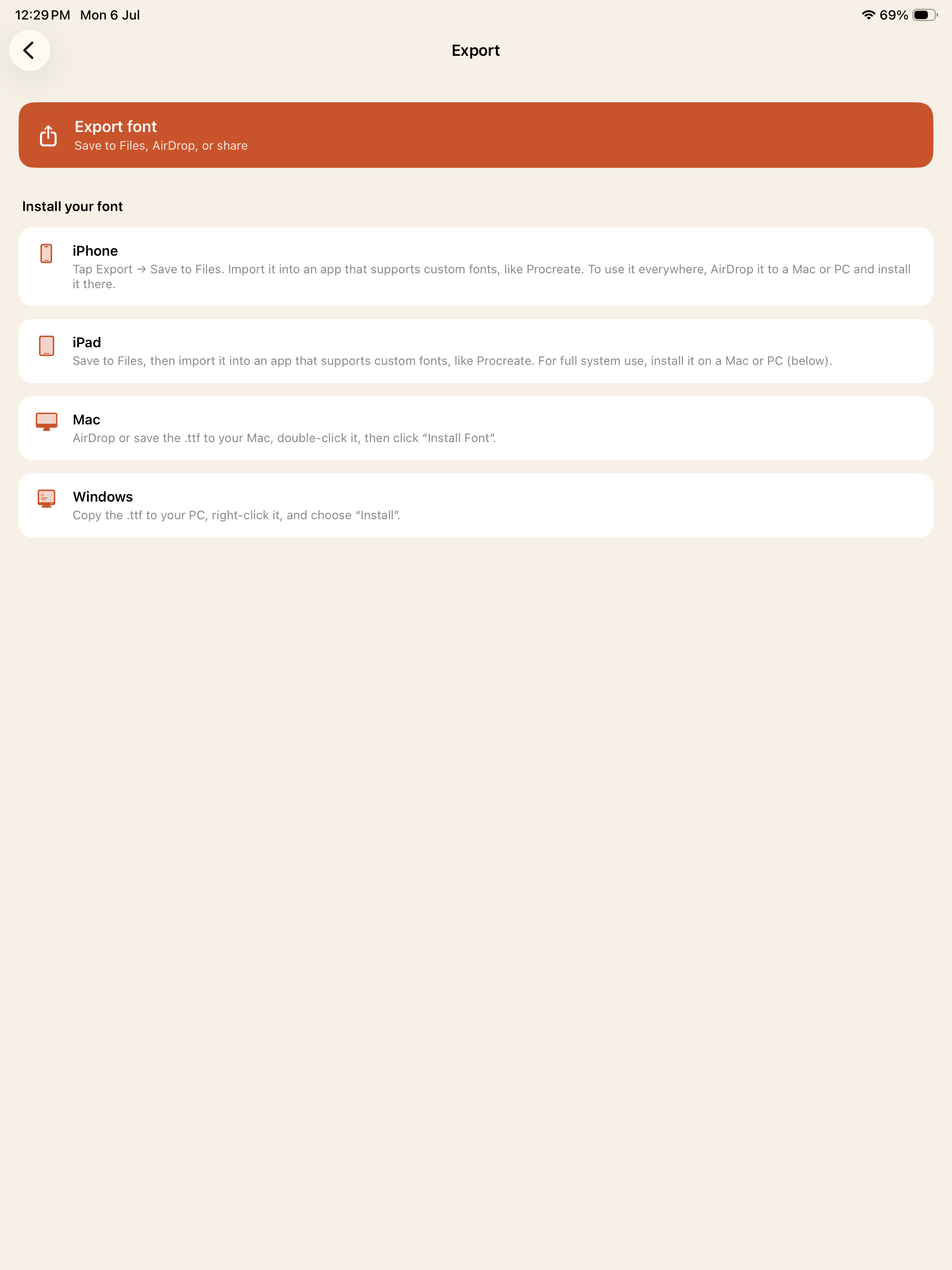 Handwriting Font Maker: TTF screenshot 8