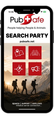 Search Party Team Manager iPhone screenshot