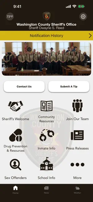 Washington County Sheriff MO screenshot 1