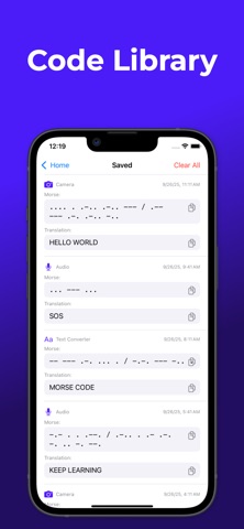 Morse Code Decoder and Encoder screenshot