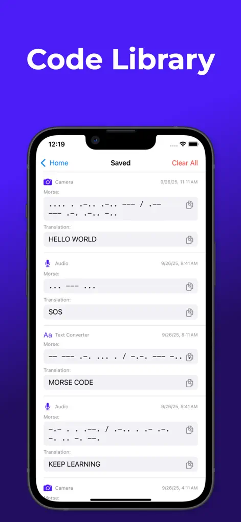 Morse Code Decoder and Encoder - Utilities App | MWM