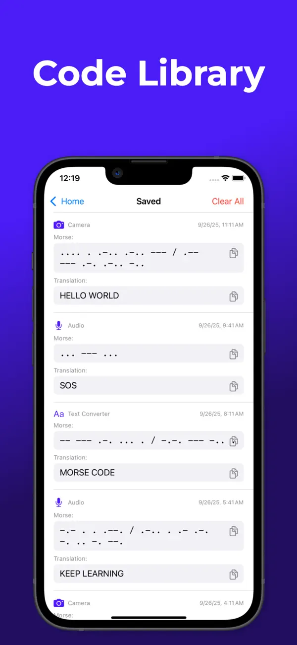 #5. Morse Code Decoder and Encoder (iOS) Által: Teo Udovcic