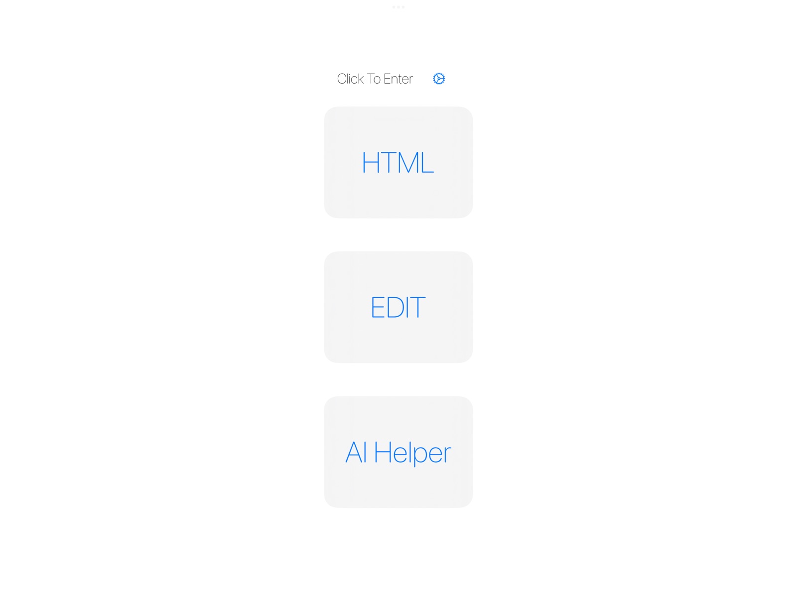 WebPlayground ipad screenshot 1
