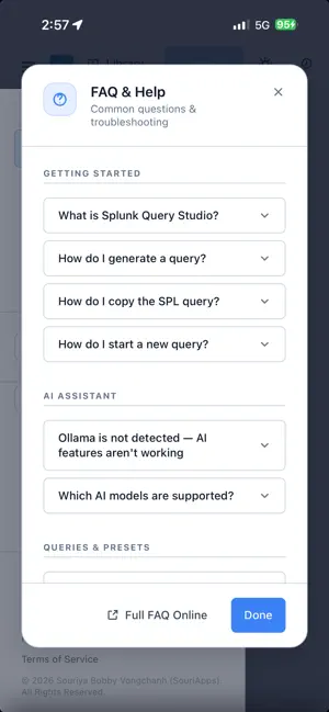 Splunk Query Studio screenshot 4