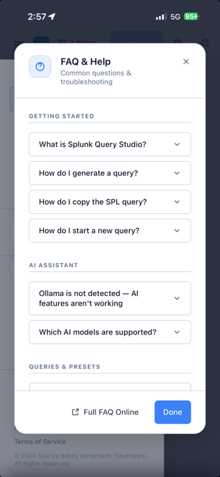 Splunk Query Studio Screenshot 4 of 6