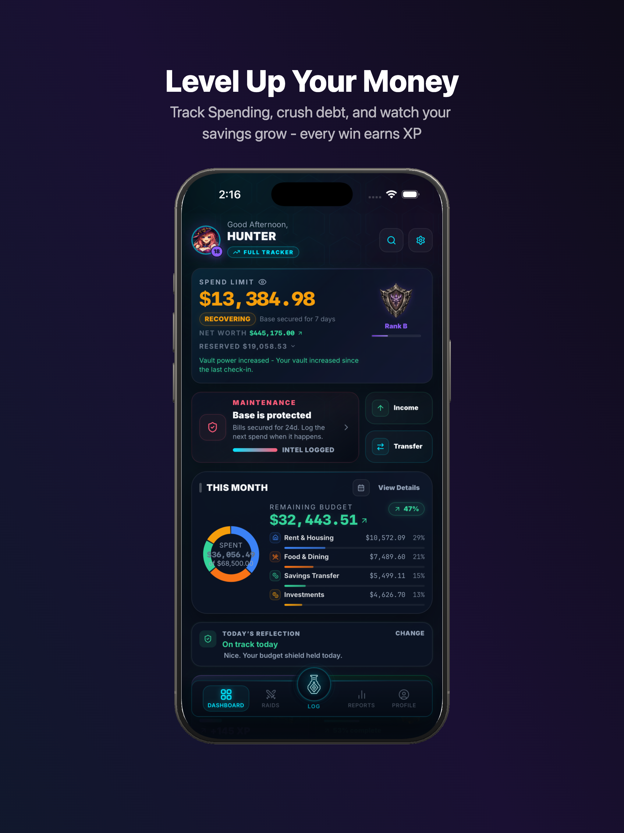 Hunter Vault: Level Up Finance screenshot 9