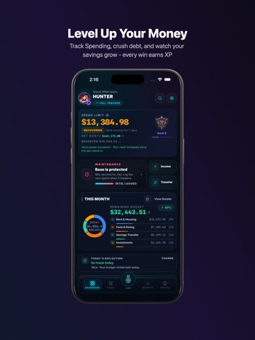 Hunter Vault: Level Up Finance