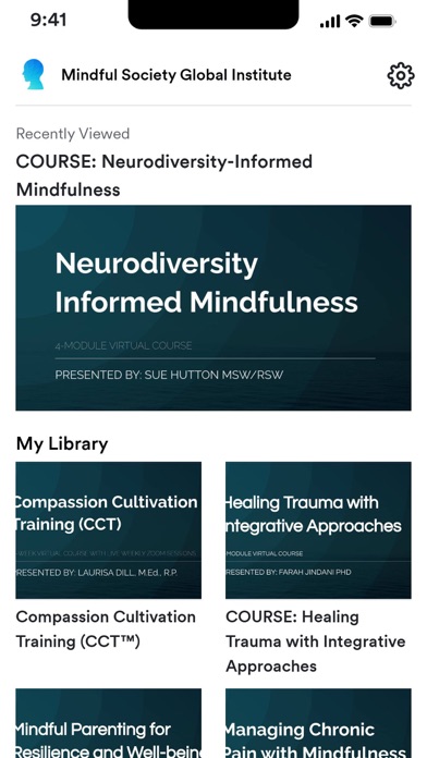 Screenshot #1 pour Mindful Institute