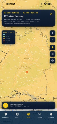 Trockenfenster: Regenradar iPhone screenshot 2