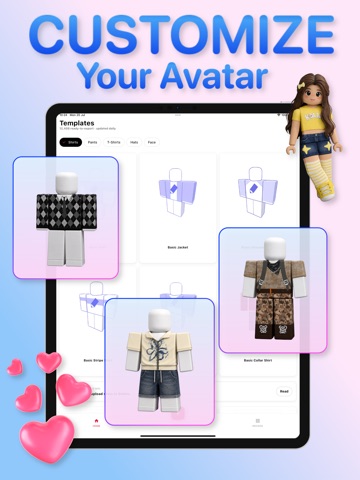 RoMaker: Skin & Outfit Maker iPad screenshot