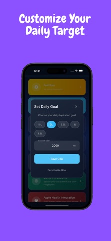 Water tracker - Hydrate Guru Screenshot 5 of 5