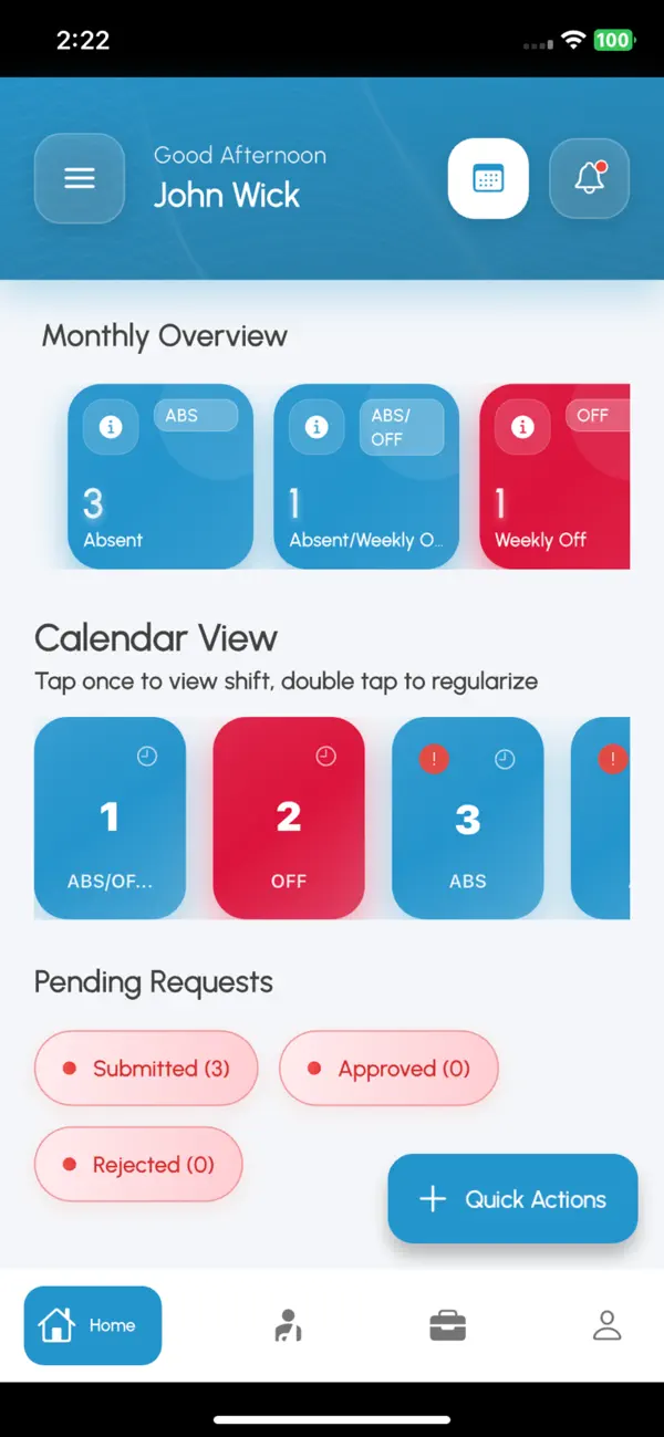 Screenshot #2 pour ZETA HRMS