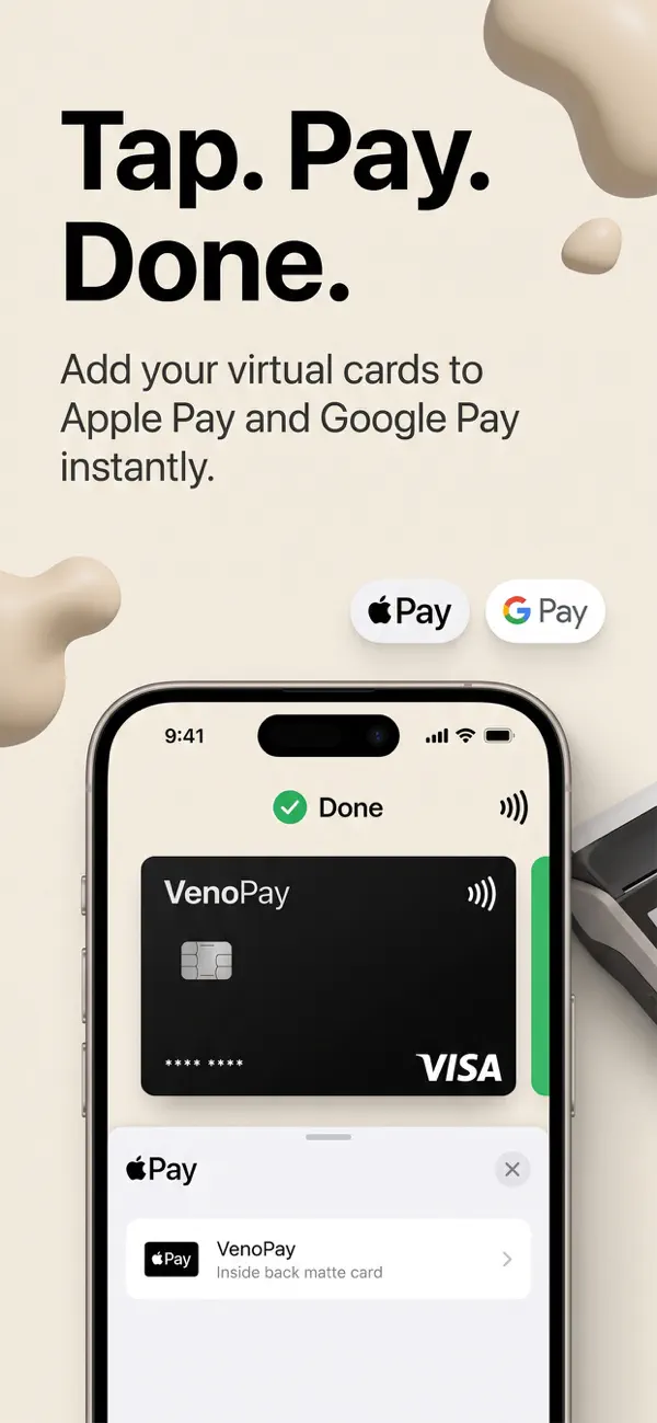 Screenshot #2 pour VenoPay Unlimited Virtual Card