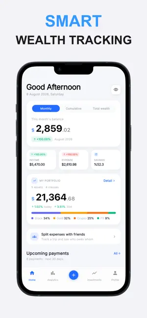 Kozly AI: Finance & Budget screenshot 1