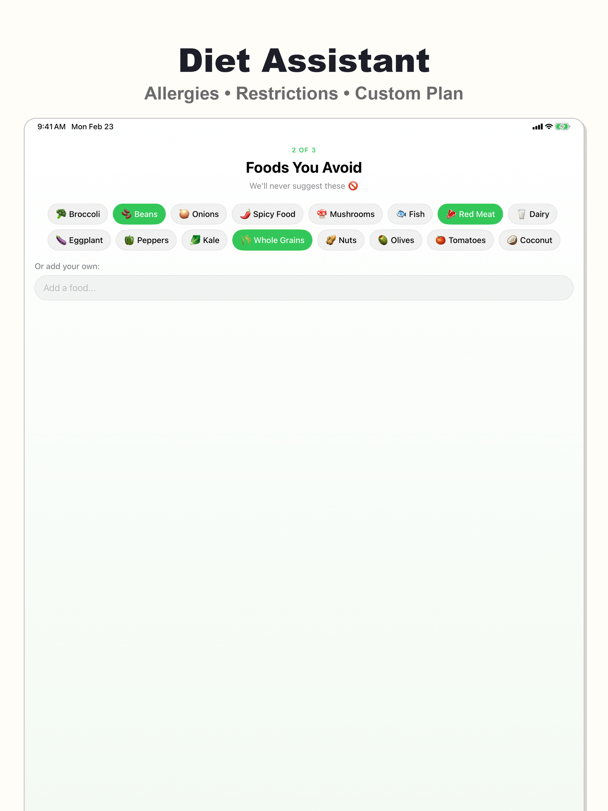 Fibermaxxing Diet Coach AI
