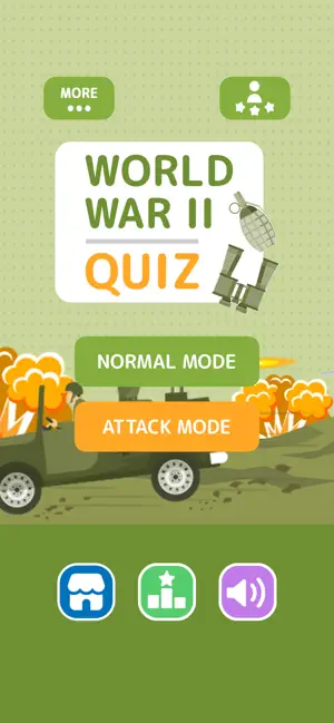 World War 2 Quiz - Game screenshot 1
