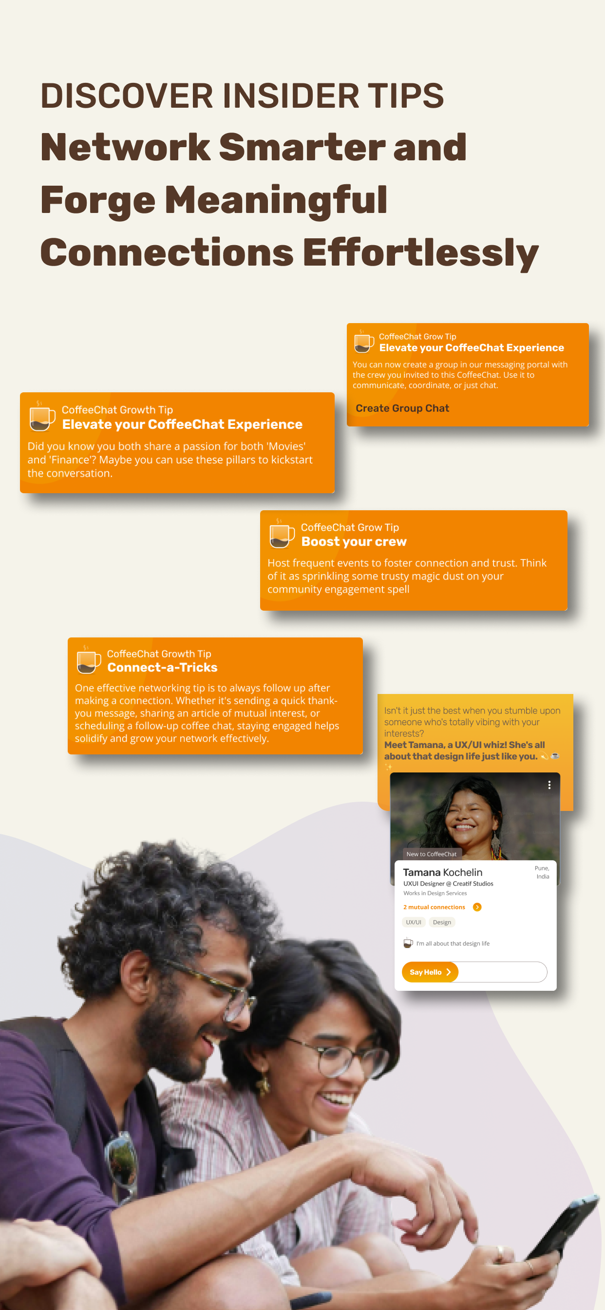 CoffeeChat: Networks Made Real