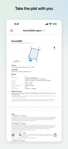 Deed to Map: Metes & Bounds screenshot 6