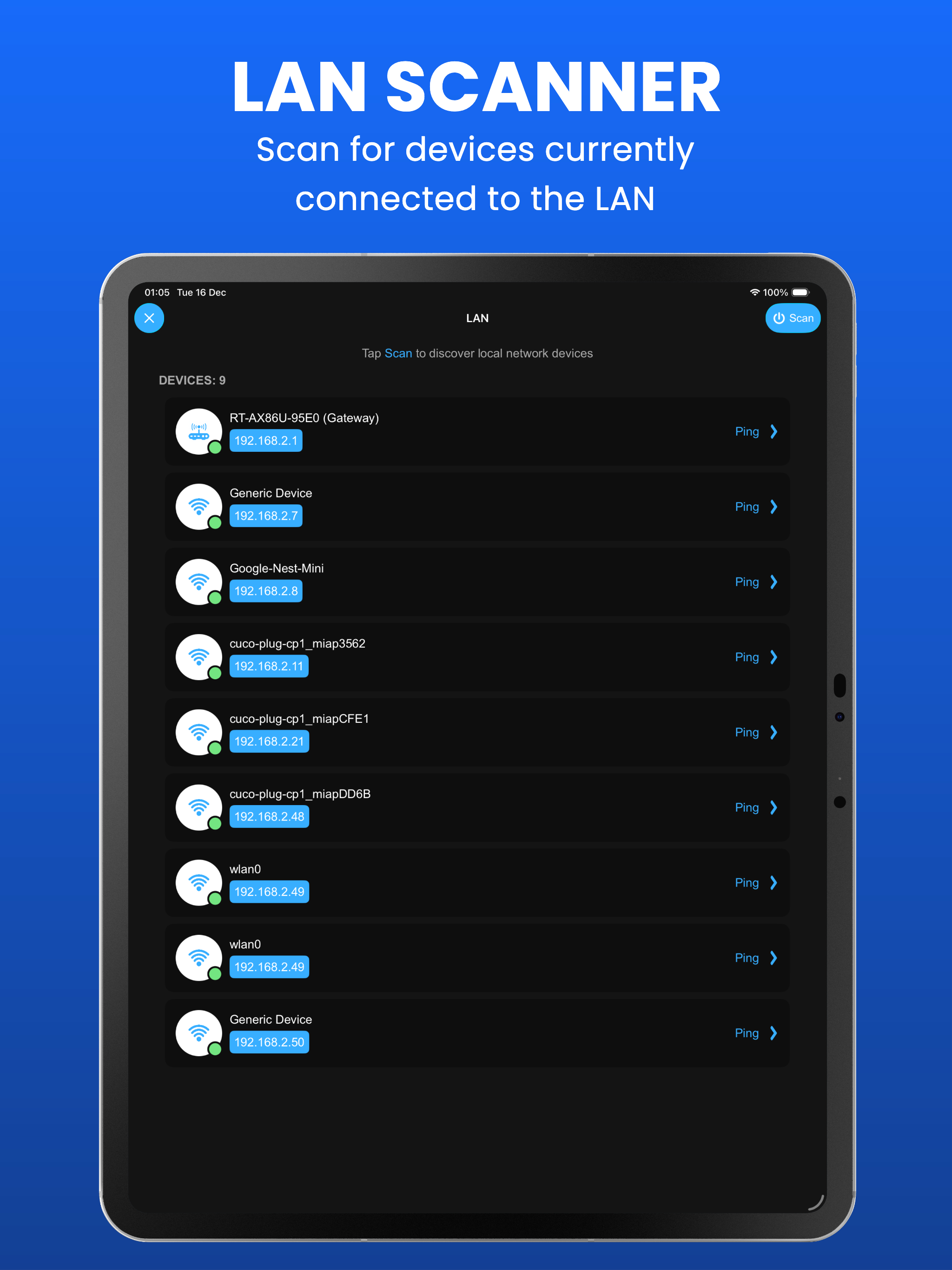 WIFI Analyzer - DNS Speed Test