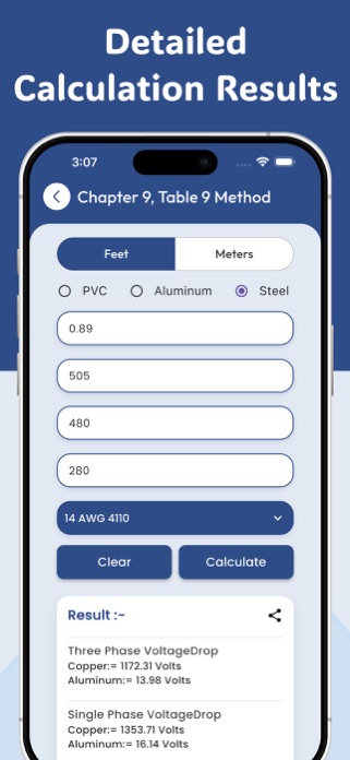 Voltage Drop Calculators Screenshot 4 of 5