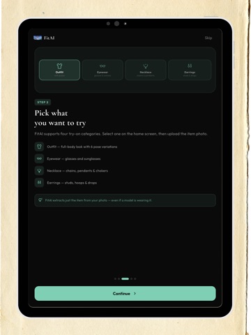 FitAI – Virtual Try-On iPad screenshot