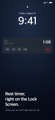 LOG: Gym Workout Tracker & 1RM Screenshot 3 of 8